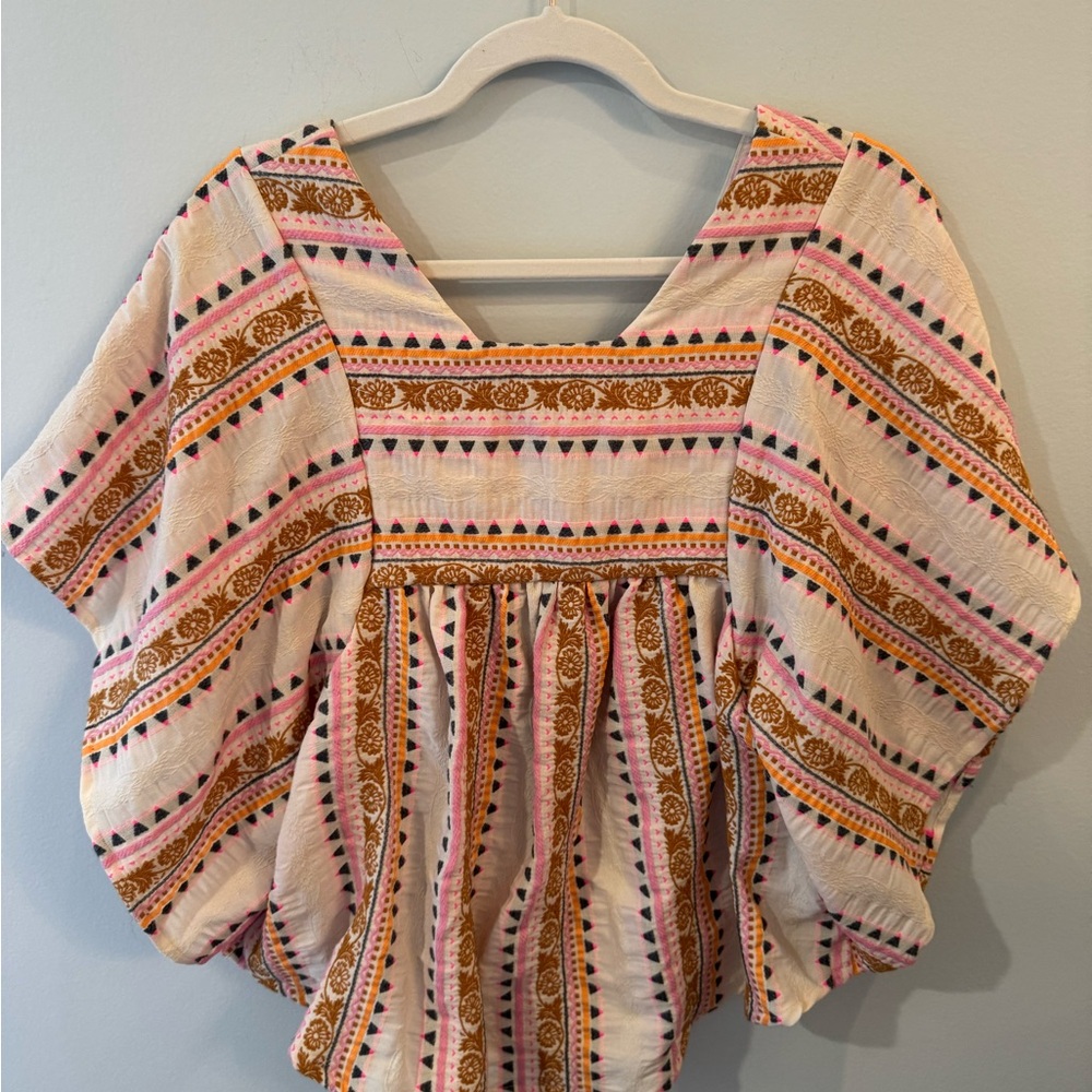GAIA Women's Multicolor Patterned Top - Picture 3 of 4